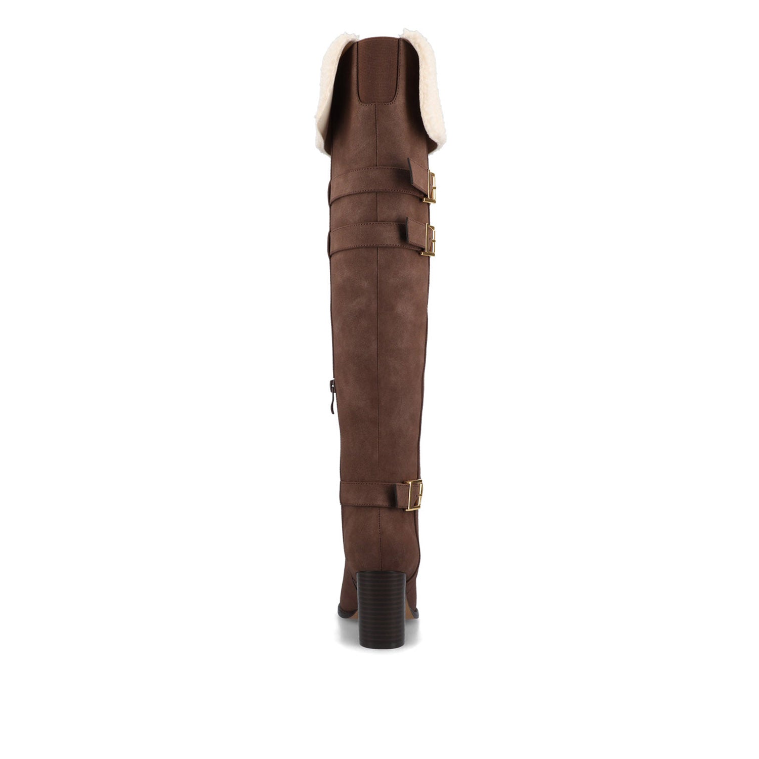 ALYZA OVER THE KNEE BOOTS - Chocolate