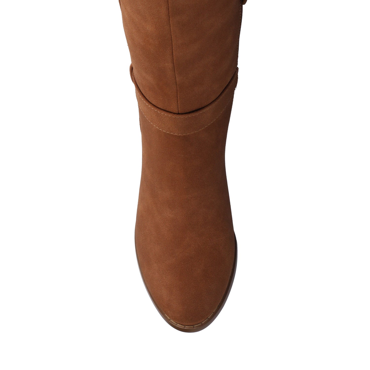 ALYZA OVER THE KNEE BOOTS - Chestnut