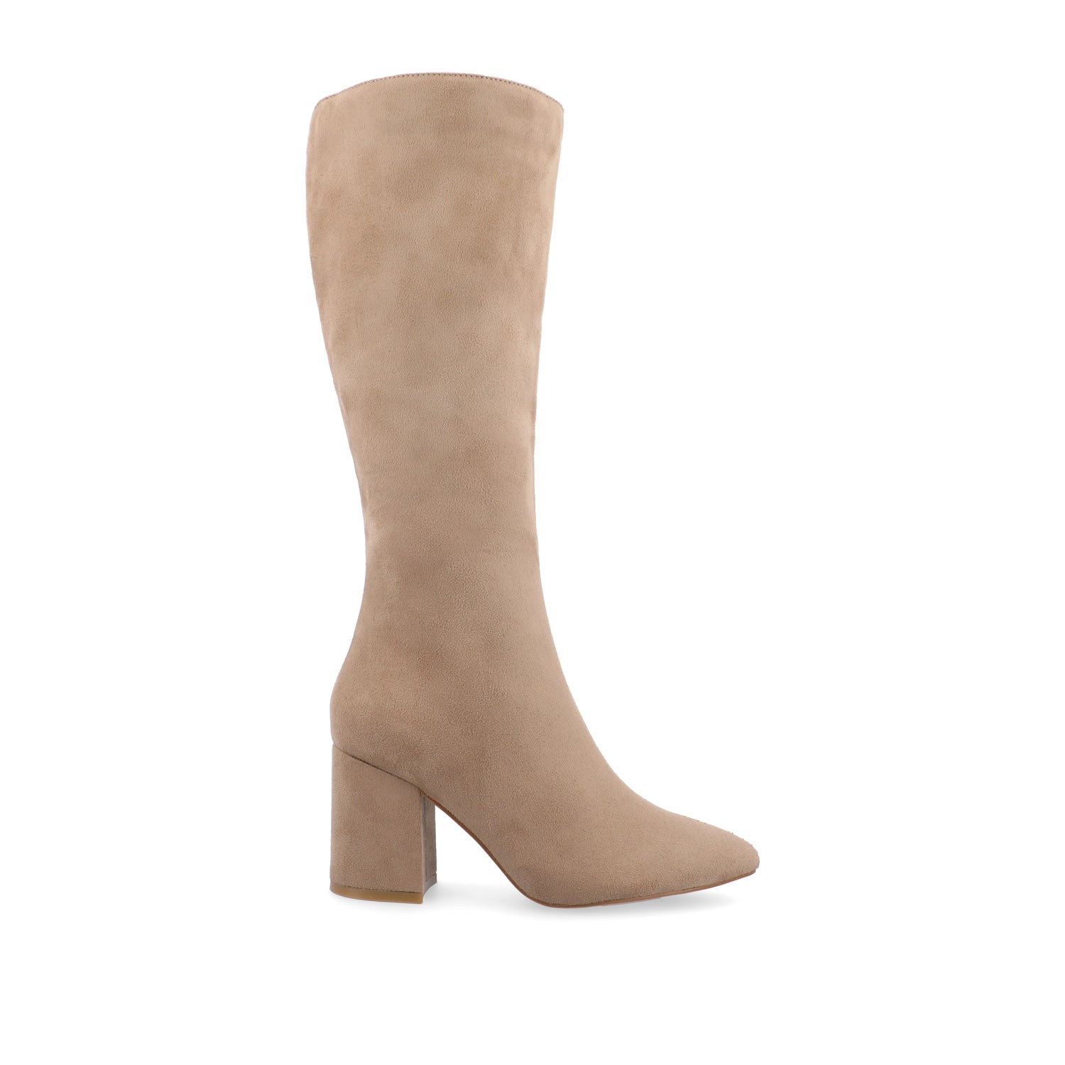 AMEYLIA KNEE-HIGH BOOTS IN FAUX SUEDE