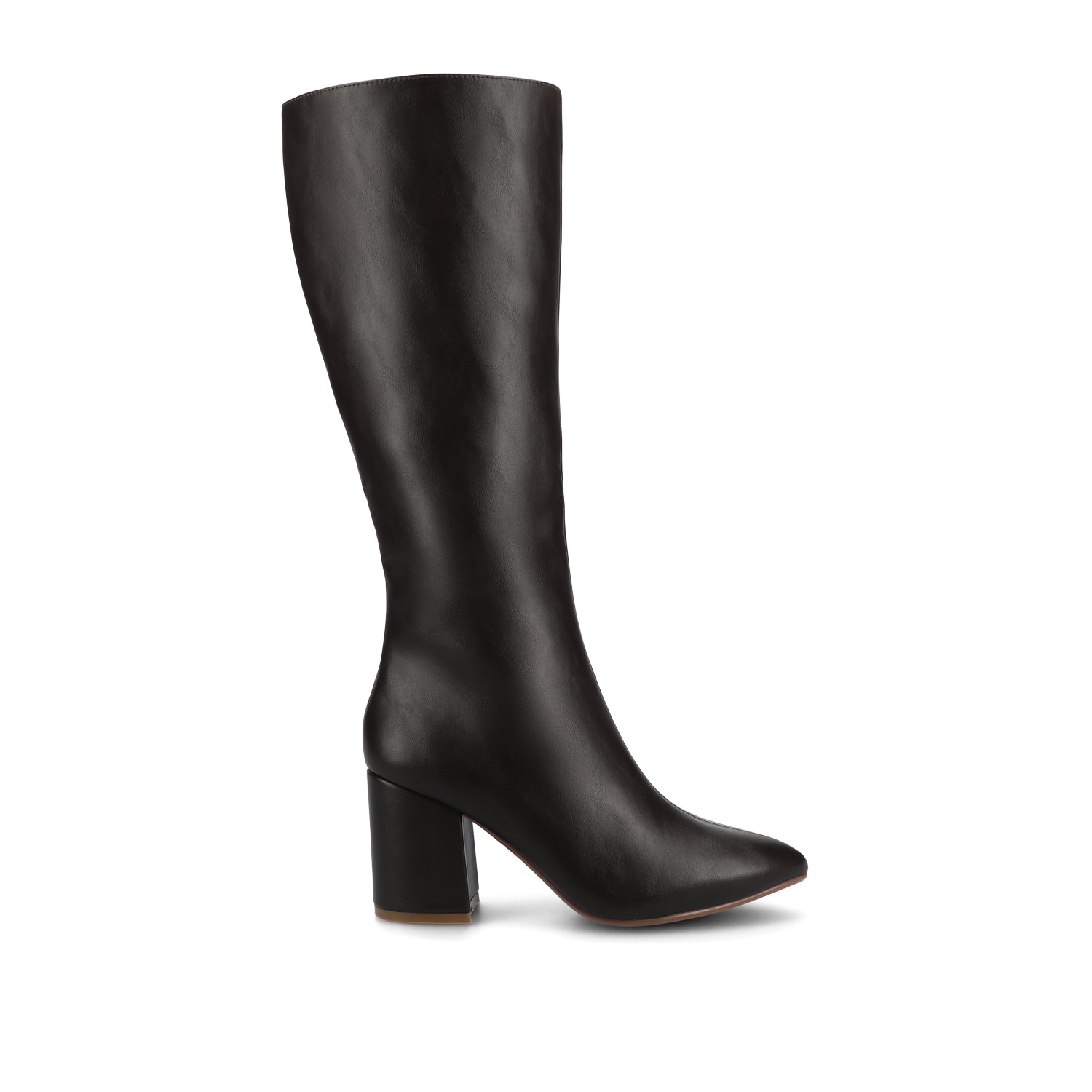 AMEYLIA VEGAN LEATHER KNEE-HIGH BOOTS IN WIDE WIDTH & CALF