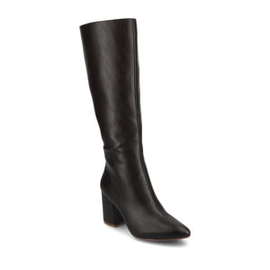 AMEYLIA VEGAN LEATHER KNEE-HIGH BOOTS IN WIDE WIDTH & CALF