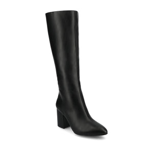 AMEYLIA VEGAN LEATHER KNEE-HIGH BOOTS IN WIDE WIDTH & CALF