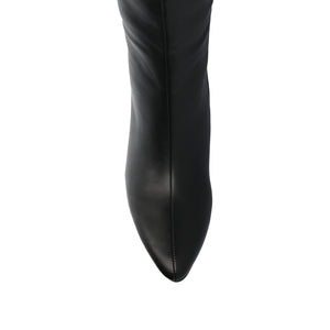AMEYLIA VEGAN LEATHER KNEE-HIGH BOOTS IN WIDE WIDTH & CALF