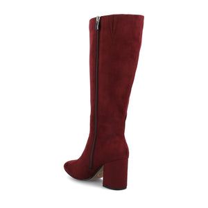 AMEYLIA KNEE-HIGH BOOTS IN WIDE WIDTH & CALF - Oxblood