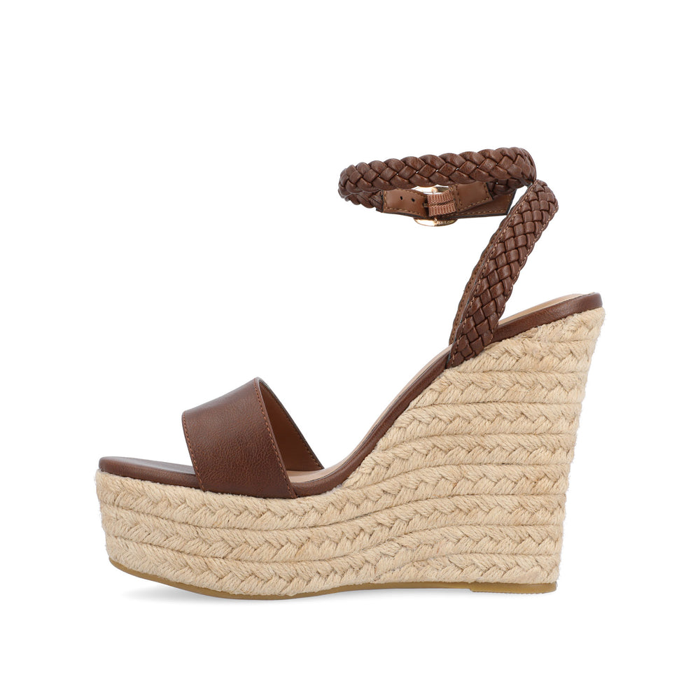 ANDIAH ESPADRILLE WEDGE HEELED SANDALS