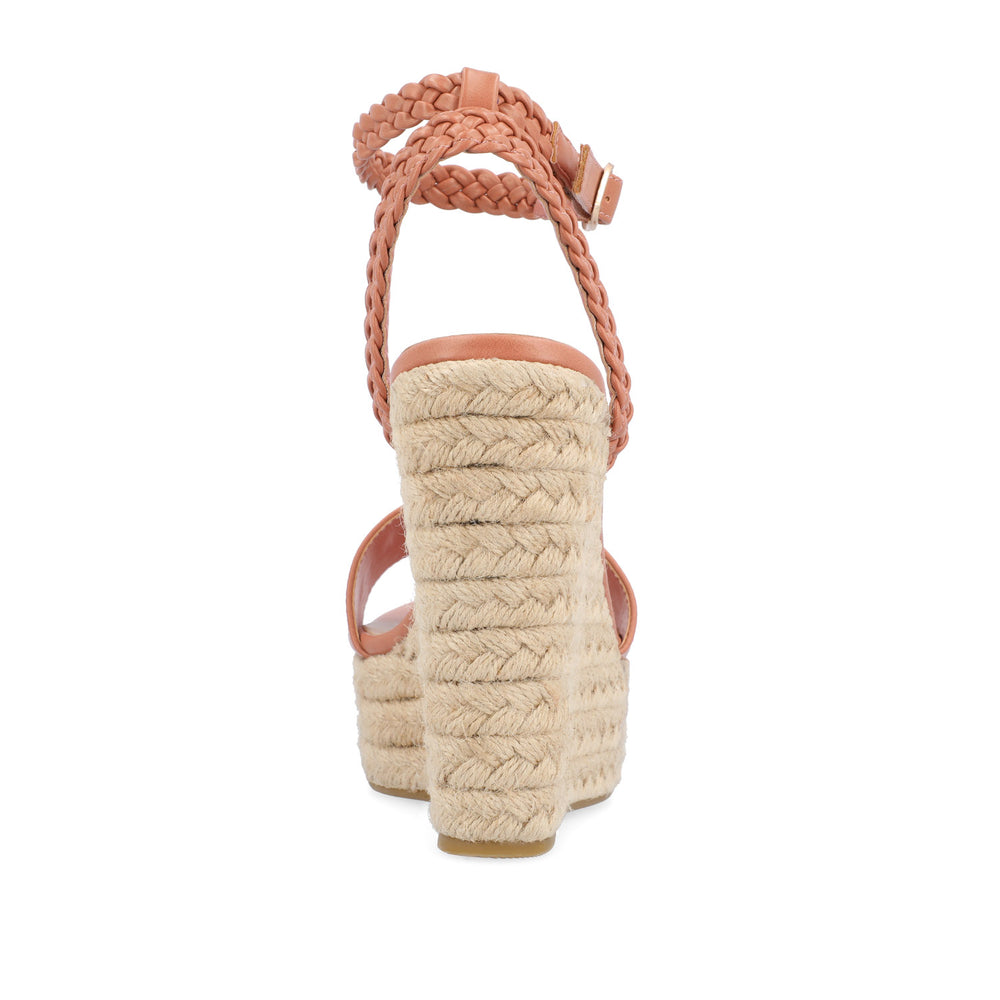 ANDIAH ESPADRILLE WEDGE HEELED SANDALS