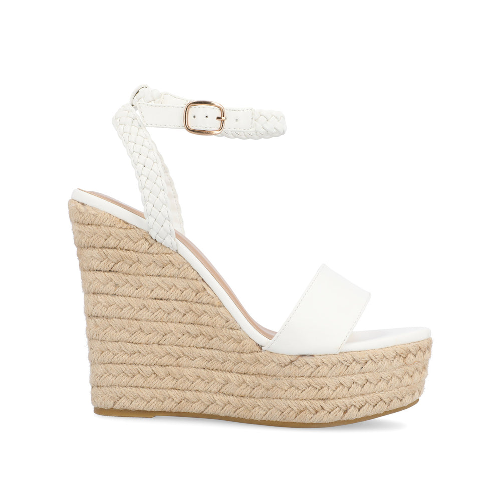 ANDIAH ESPADRILLE WEDGE HEELED SANDALS