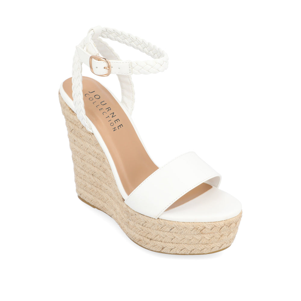 ANDIAH ESPADRILLE WEDGE HEELED SANDALS