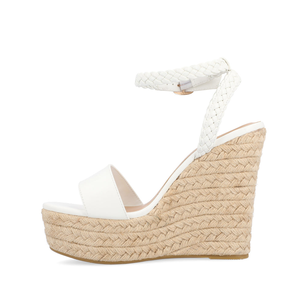 ANDIAH ESPADRILLE WEDGE HEELED SANDALS