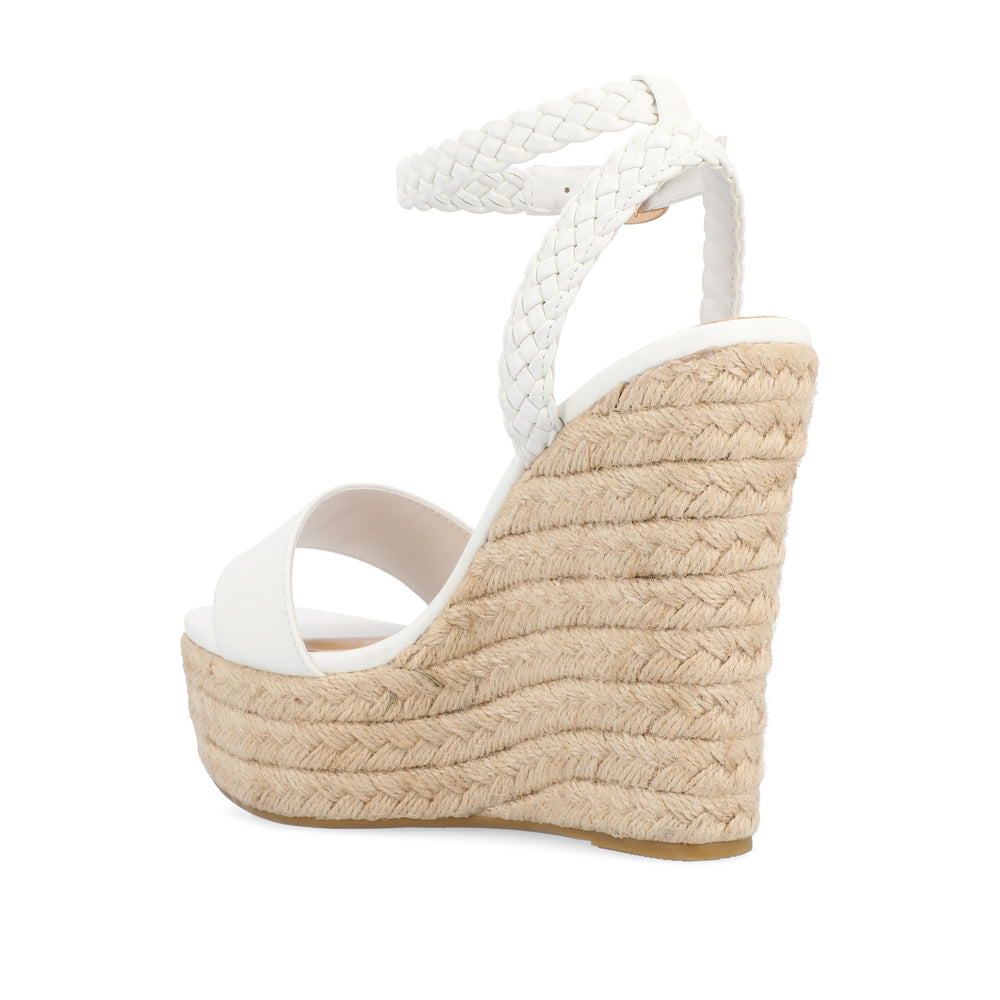 ANDIAH ESPADRILLE WEDGE HEELED SANDALS