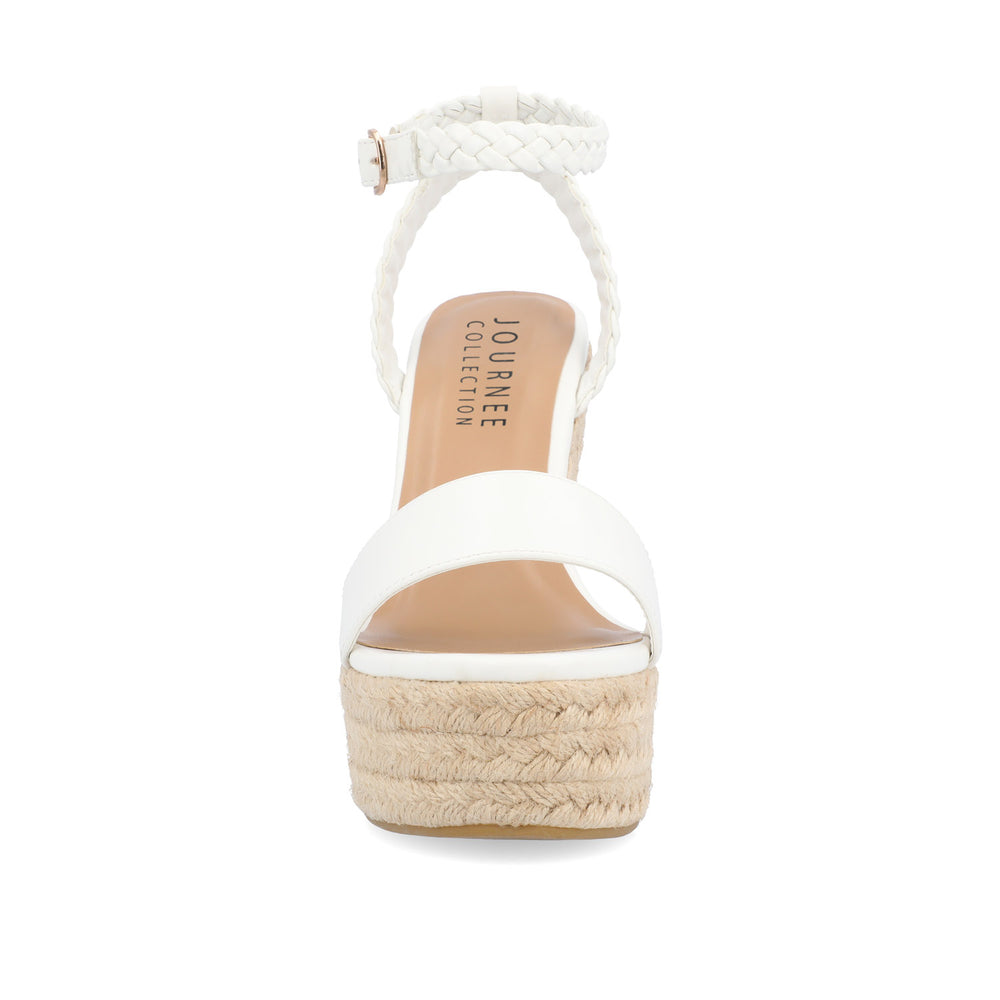 ANDIAH ESPADRILLE WEDGE HEELED SANDALS