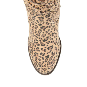 ANEIL KNEE-HIGH BOOTS IN FAUX SUEDE - Leopard Faux Suede 2