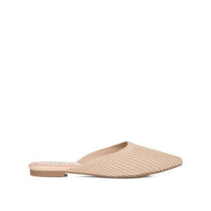 ANIEE BASIC KNIT FABRIC FLATS IN WIDE - Off White