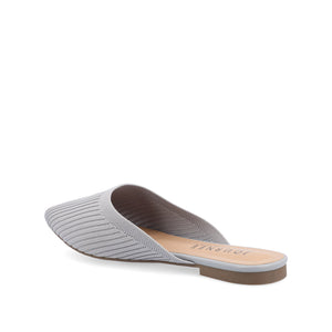 ANIEE MULE FLATS IN BASIC KNIT FABRIC - Grey
