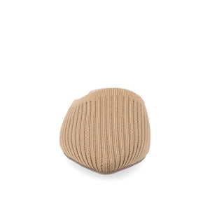 ANIEE MULE FLATS IN BASIC KNIT FABRIC - Tan
