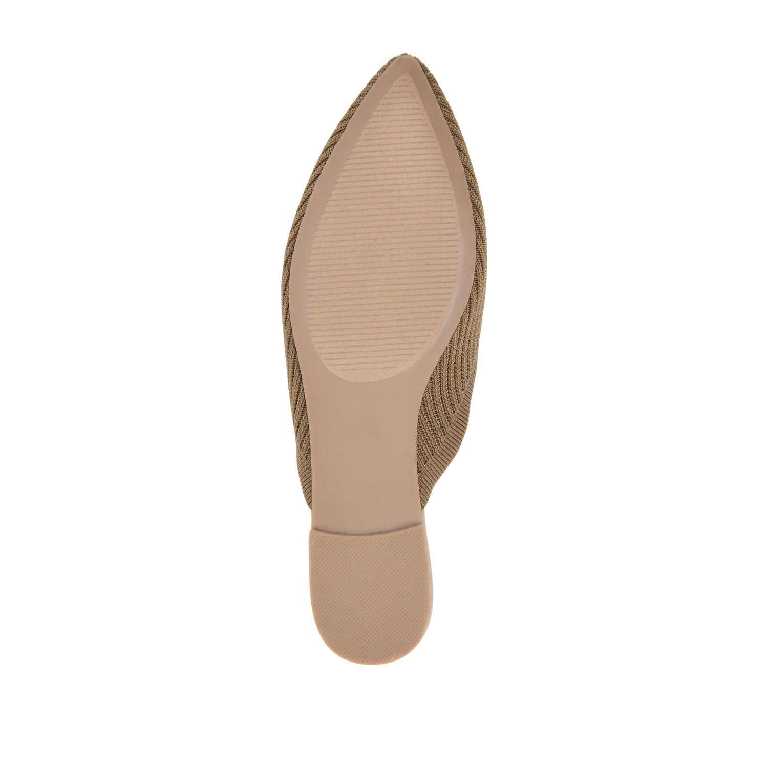ANIEE BASIC KNIT FABRIC FLATS IN WIDE - Taupe