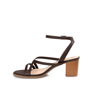 ANIKAH STRAPPY SANDALS IN FAUX LEATHER