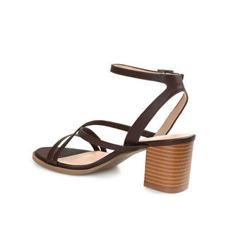 ANIKAH STRAPPY SANDALS IN FAUX LEATHER