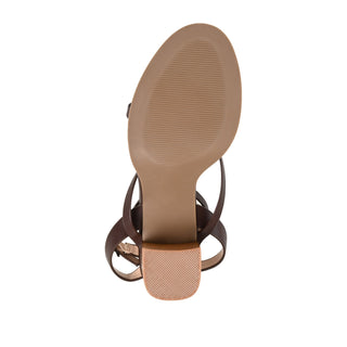 ANIKAH STRAPPY SANDALS IN FAUX LEATHER