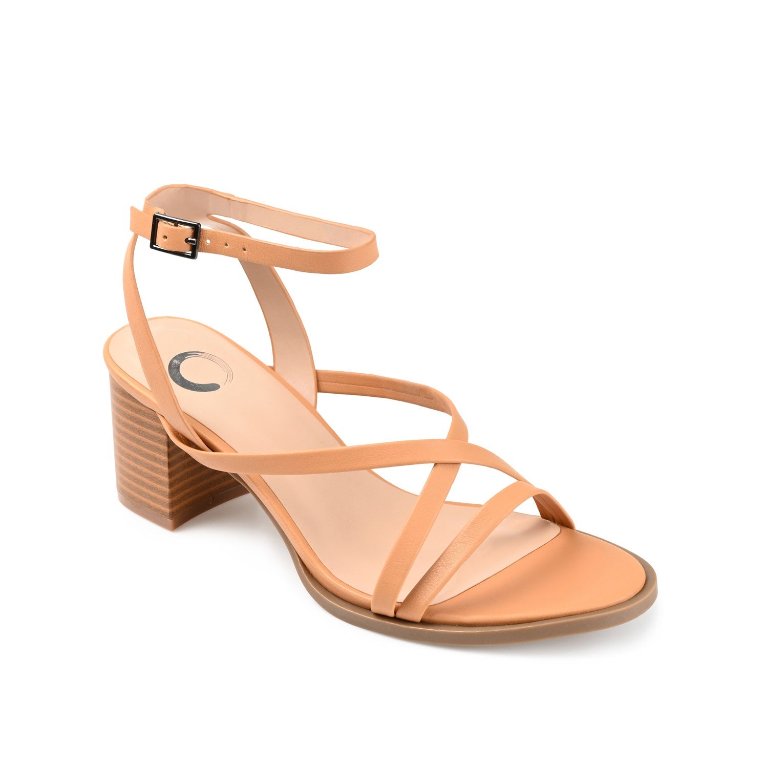 ANIKAH STRAPPY SANDALS IN VEGAN LEATHER - Tan