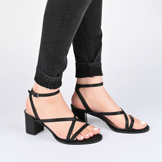 ANIKAH STRAPPY SANDALS IN FAUX LEATHER