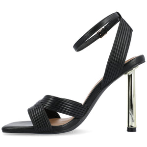 ANNETT HEELED SANDALS - Black