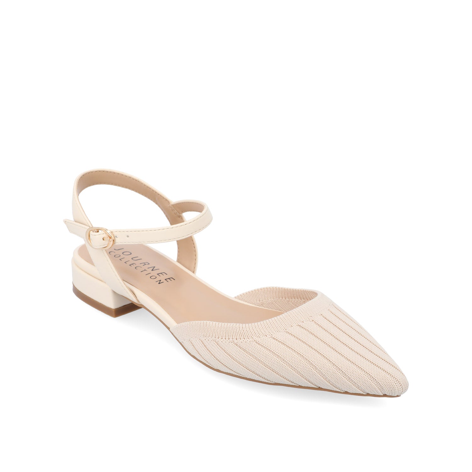 ANSLEY FLATS IN KNIT FABRIC - Beige