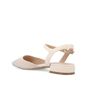 ANSLEY FLATS IN KNIT FABRIC - Beige