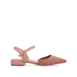ANSLEY FLATS IN KNIT FABRIC - Blush