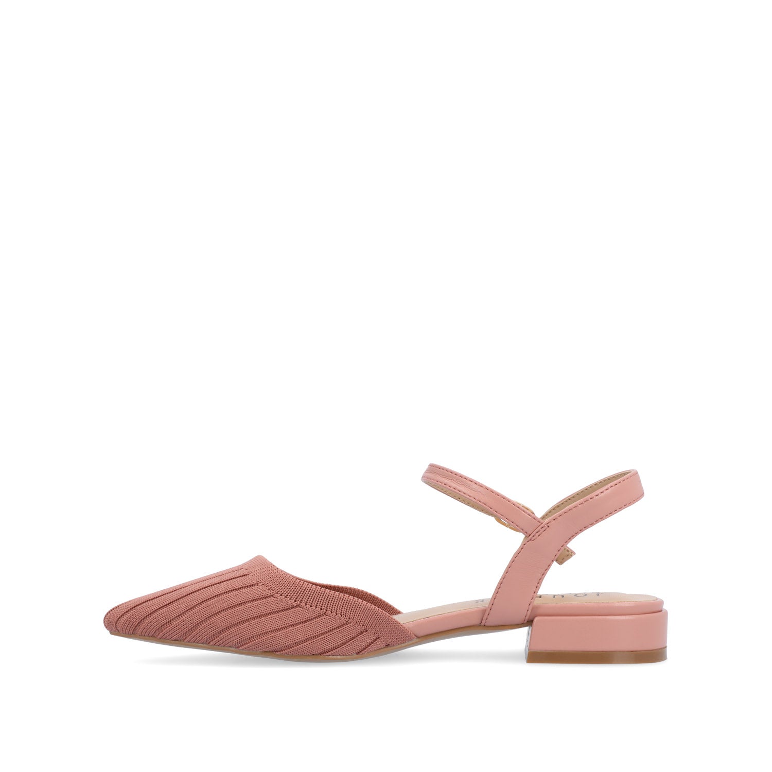 ANSLEY FLATS IN KNIT FABRIC - Blush