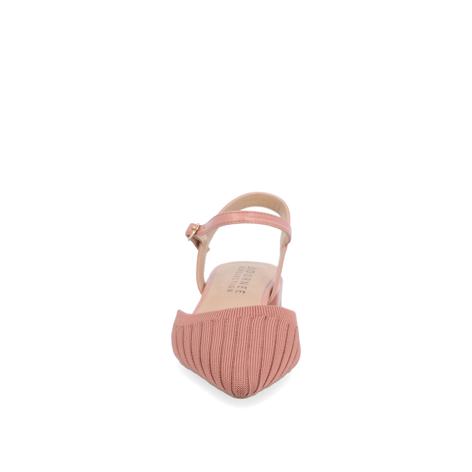 ANSLEY KNIT FABRIC FLATS IN WIDE - Blush