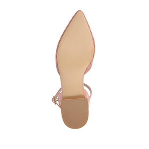 ANSLEY FLATS IN KNIT FABRIC - Blush