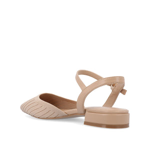 ANSLEY FLATS IN KNIT FABRIC - Tan