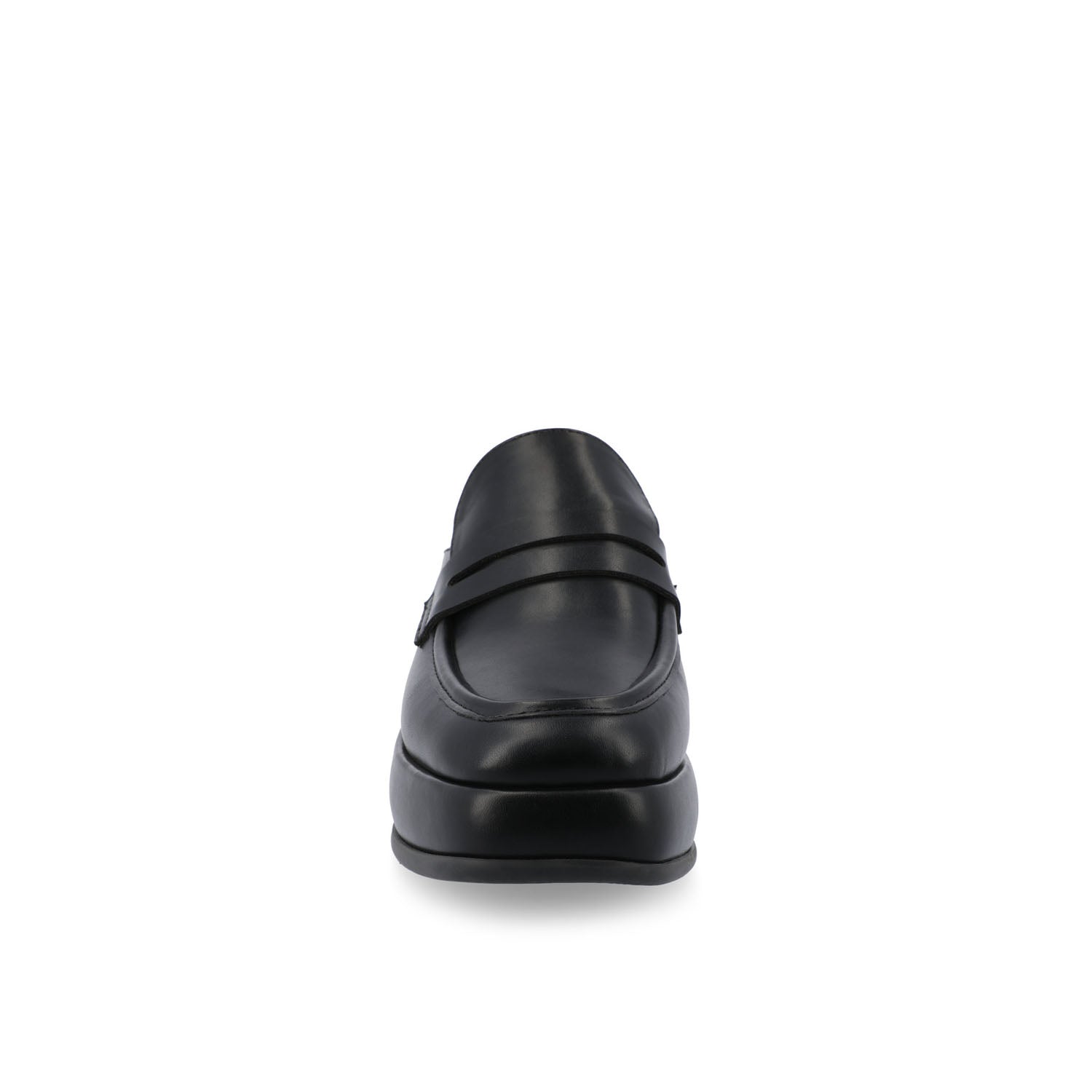 ANTONINA MULED FLATS IN FAUX LEATHER