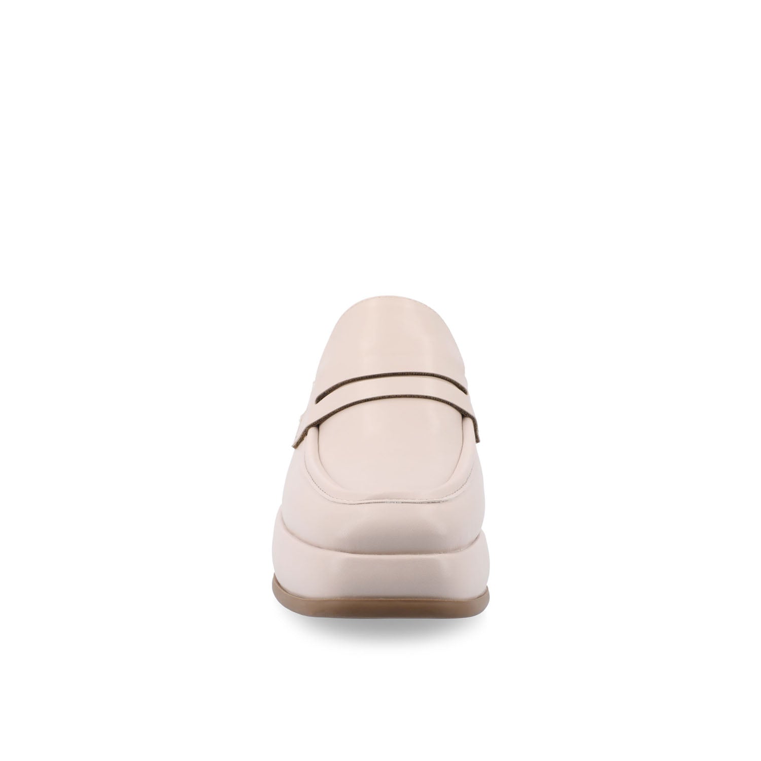 ANTONINA MULED FLATS IN FAUX LEATHER