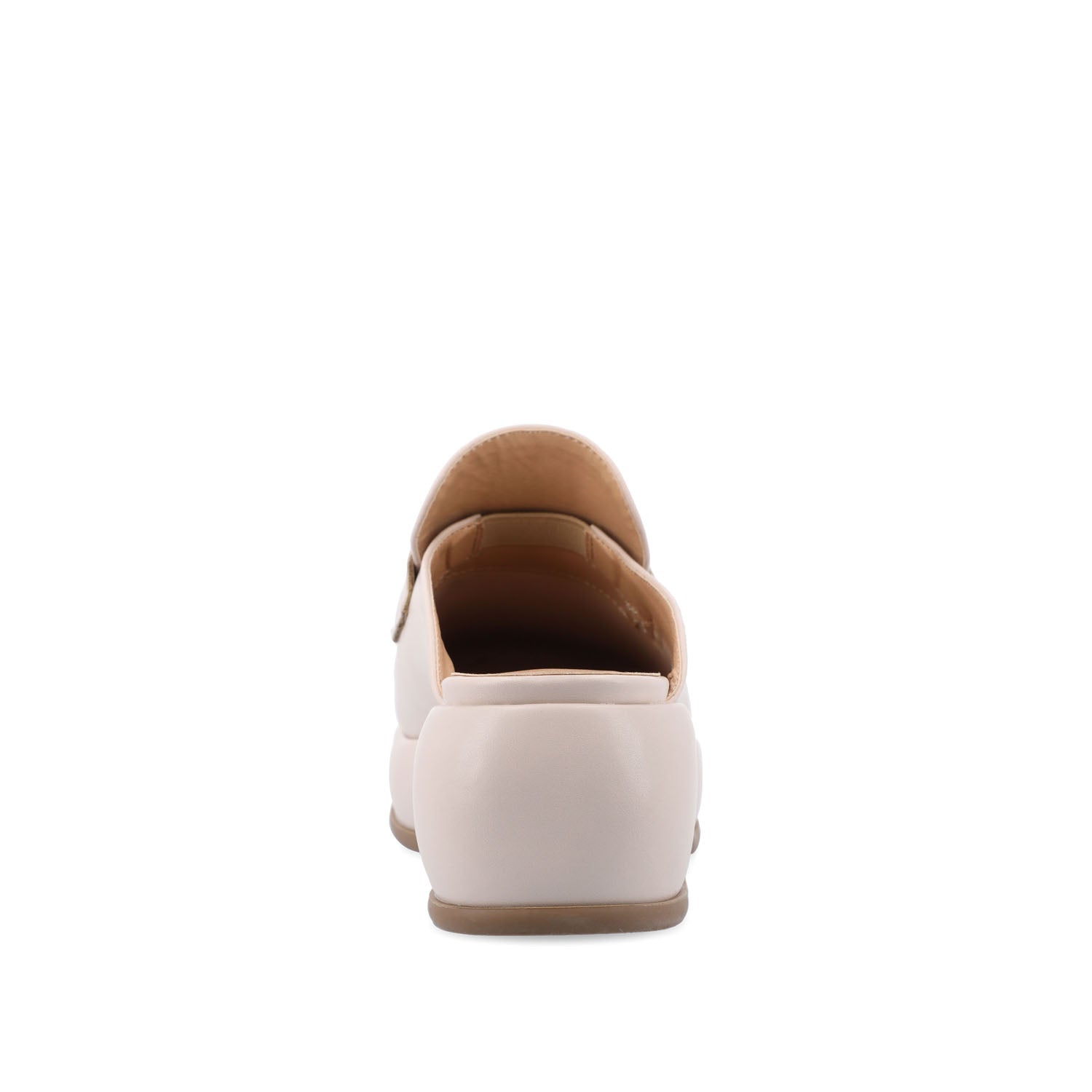 ANTONINA MULED FLATS IN FAUX LEATHER