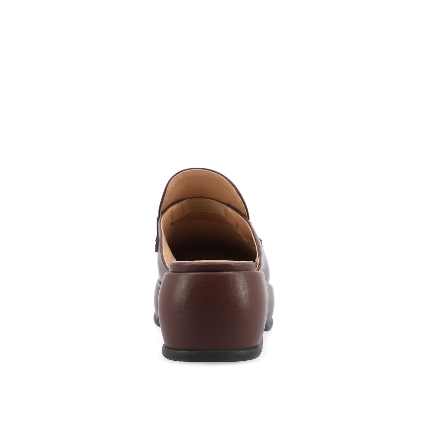 ANTONINA MULED FLATS IN FAUX LEATHER