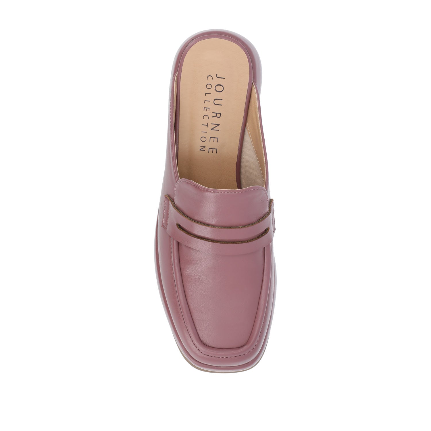 ANTONINA MULED FLATS IN FAUX LEATHER
