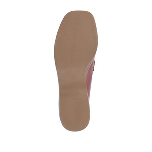 ANTONINA MULED FLATS IN FAUX LEATHER