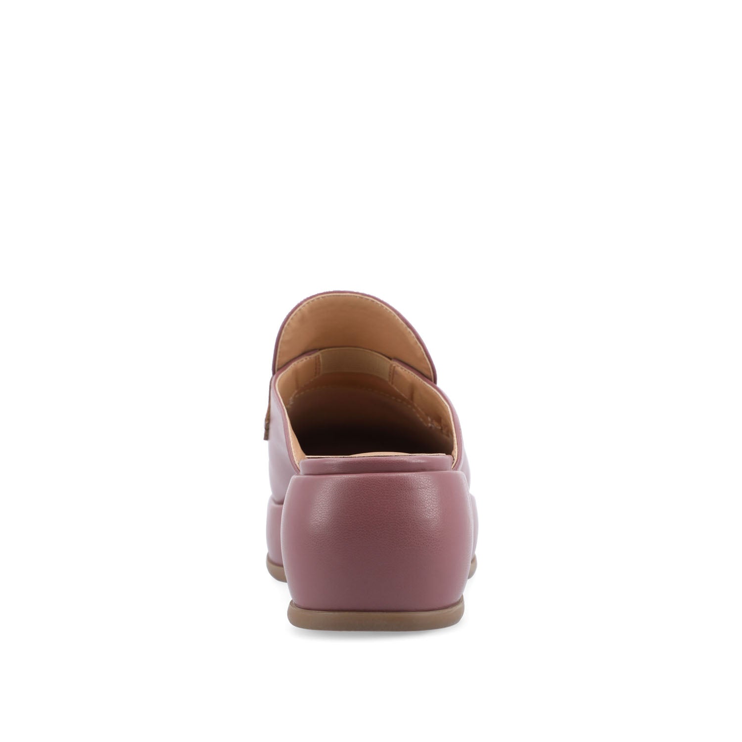 ANTONINA MULED FLATS IN VEGAN LEATHER - Pink