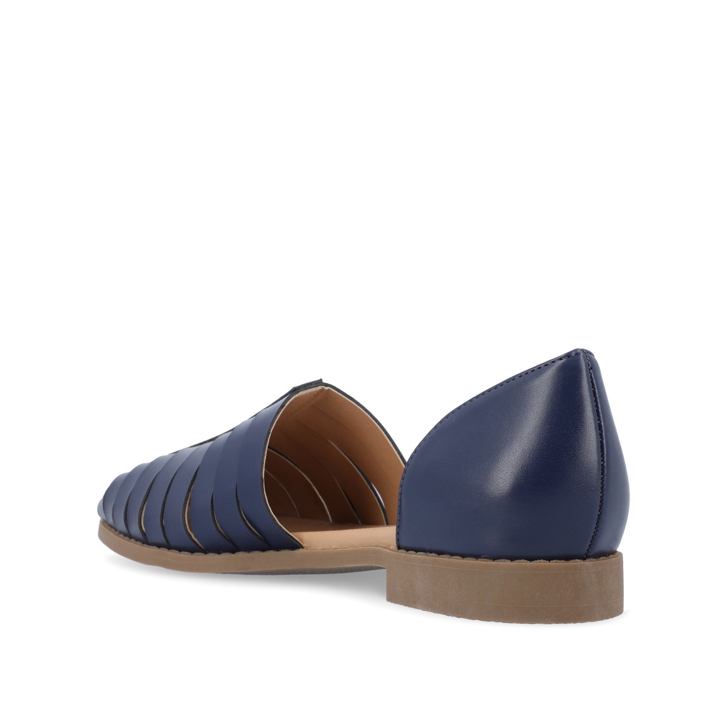 ANYAH D'ORSAY FLATS IN VEGAN LEATHER - Blue