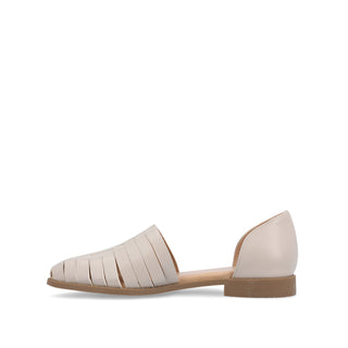 ANYAH D'ORSAY FLATS IN FAUX LEATHER