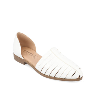 ANYAH D'ORSAY FLATS IN FAUX LEATHER