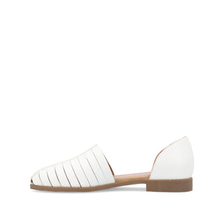 ANYAH D'ORSAY FLATS IN FAUX LEATHER