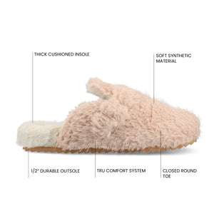 ARDENN SLIPPERS IN FAUX FUR