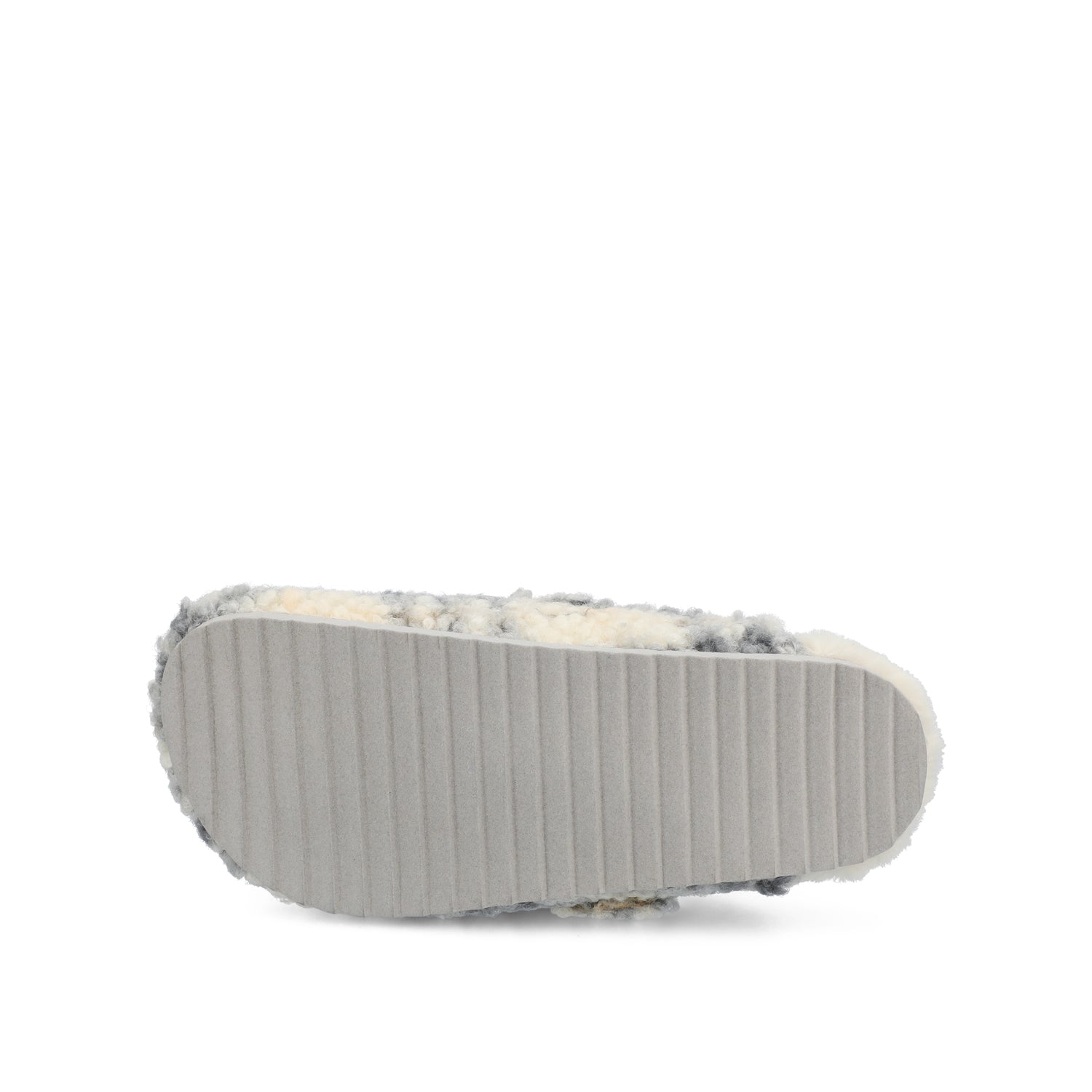 ARDENN SLIPPERS IN FAUX FUR - Plaid Faux Fur