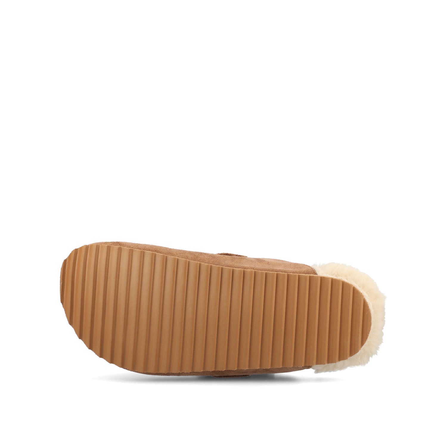 ARDENN SLIPPERS IN FAUX FUR - Tan Faux Suede