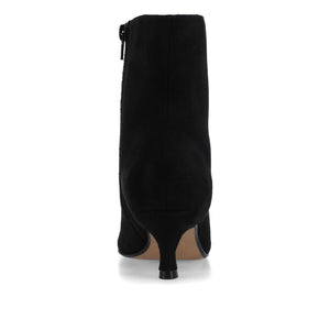 ARELY POINTED TOE BOOTIES - Black Suede