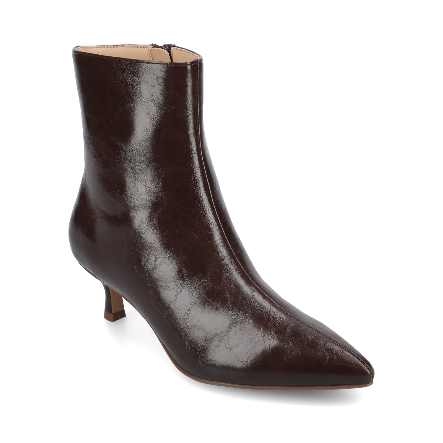 ARELY POINTED TOE BOOTIES - Chocolate