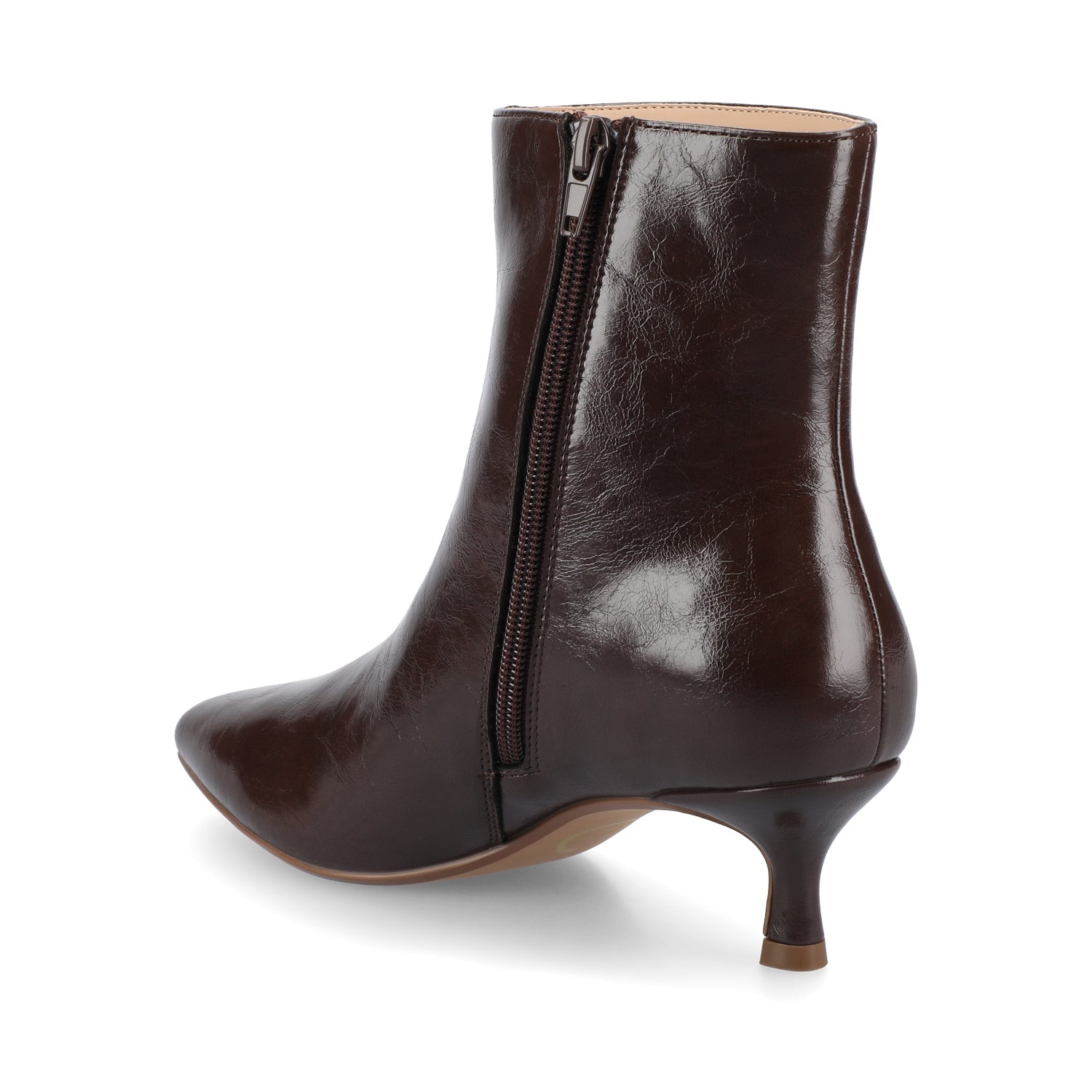ARELY POINTED TOE BOOTIES - Chocolate